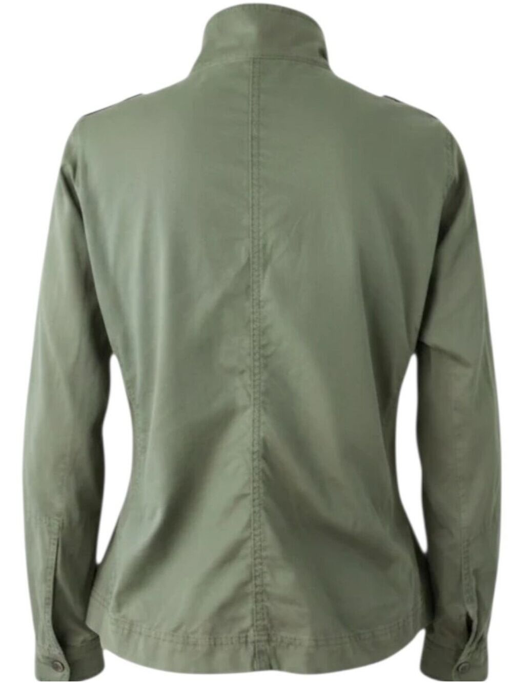 Style & Co Olive Green Utility Jacket Petite Medium - Picture 4 of 9